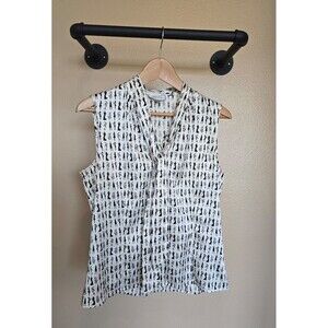 Tahari Arthur S. Levine sleeveless‎ top women's size medium